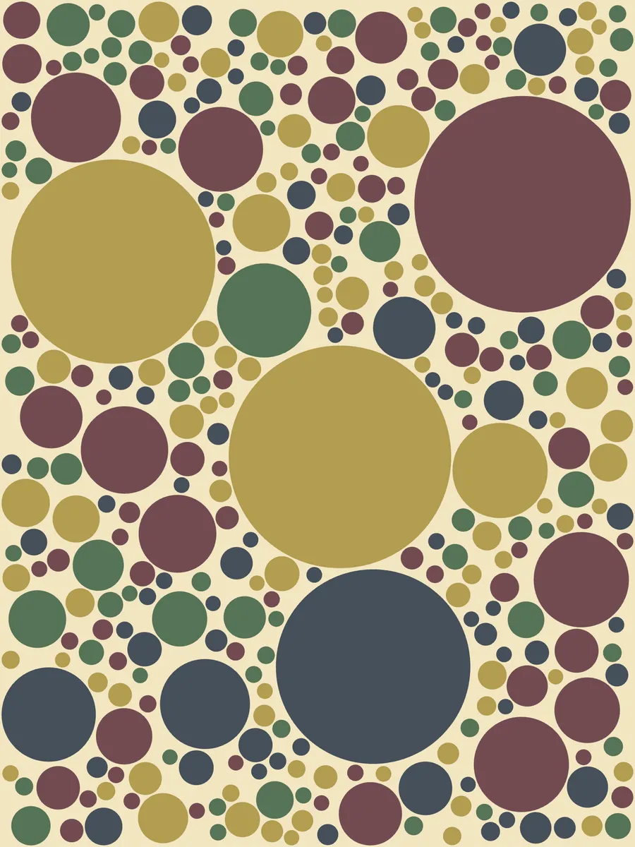 Random Circle Packing